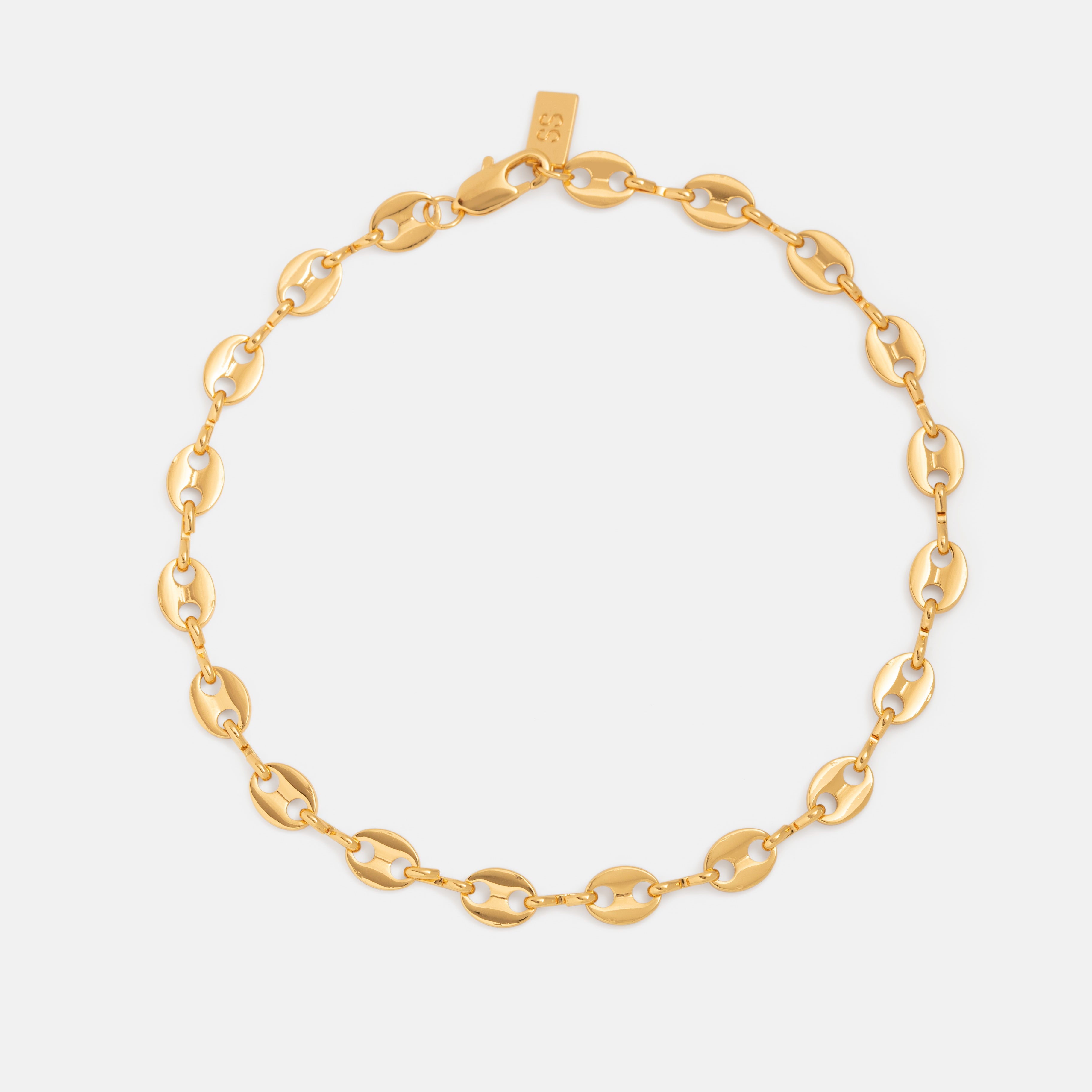 大人気!! SYMPATHY OF SOUL Mariner Curb Chain Anklet SYMPATHY OF SOUL（シンパシーオブソウル） Mariner Curb Chain