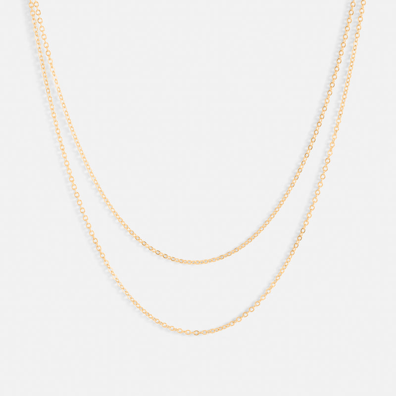 Layered Cable Chain Necklace