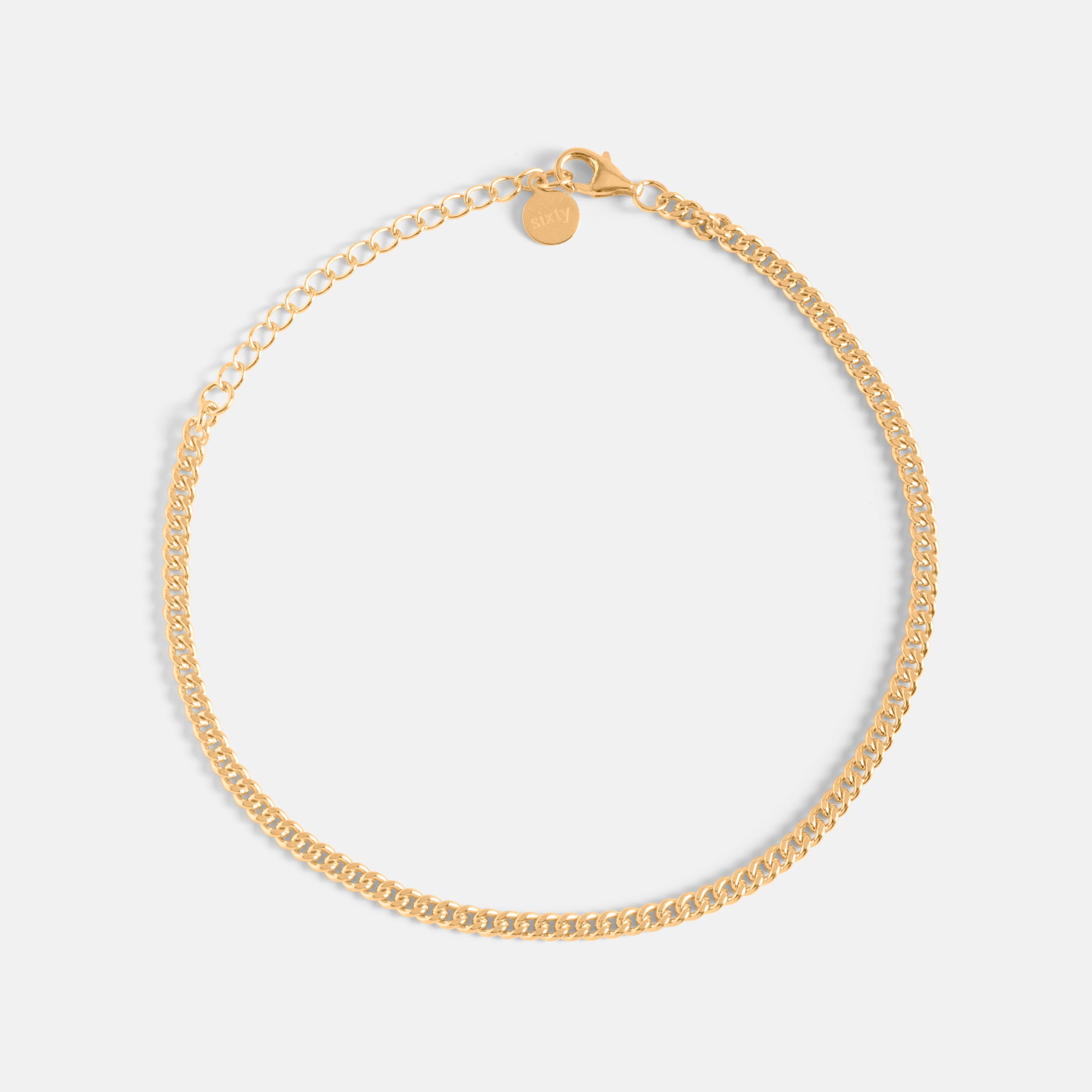 Single Curb Chain Anklet – SIXTY STAX