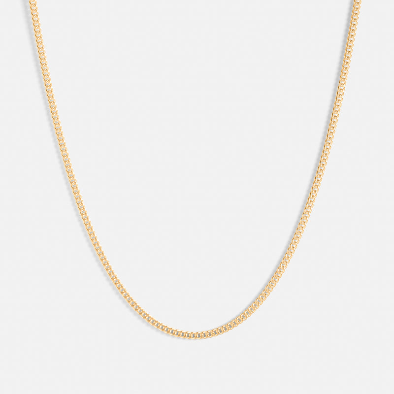 Single Curb Chain Necklace