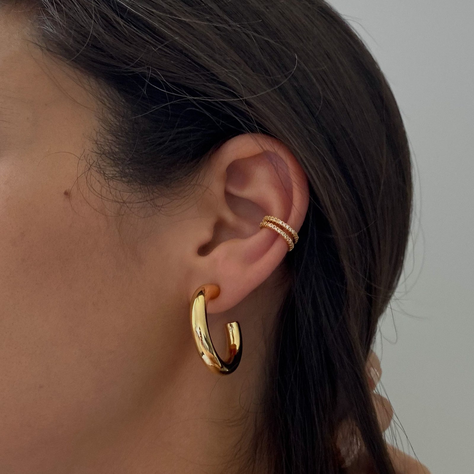 Numbering♥ #3123 Pave Sculpted Wave Ear Cuff IMG_0549copy_1080x.jpg?v=