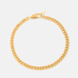Double Curb Chain Anklet